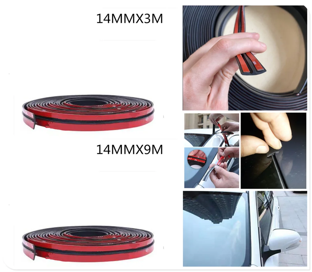 car Accessories T-shaped sealing strip sunroof windshield rainproof for BMW F25 X5 E53 E70 X Series E84 X1 X3 E83