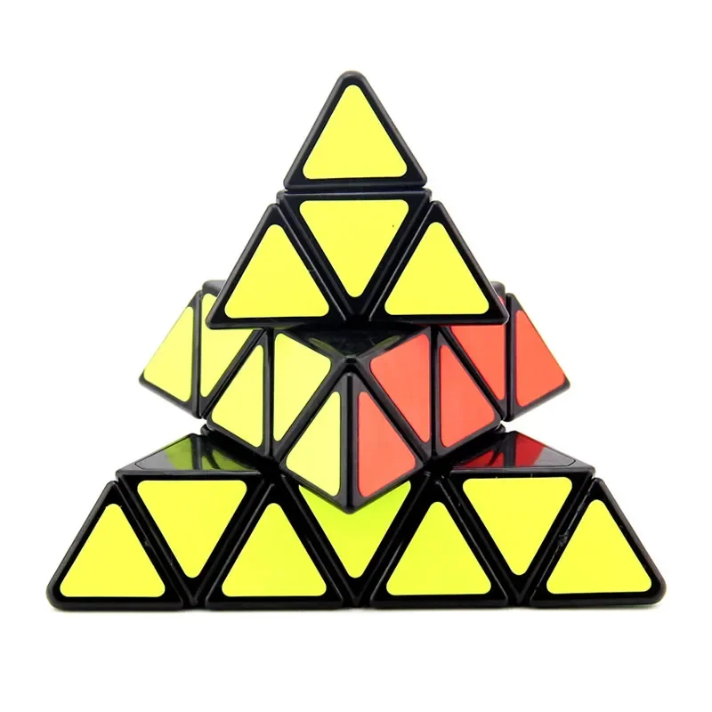 Sengso 4x4 pirâmide cubo mágico shengshou 4x4x4 pyraminxeds neo velocidade twisty quebra-cabeça cérebro teasers antiestresse brinquedos educativos