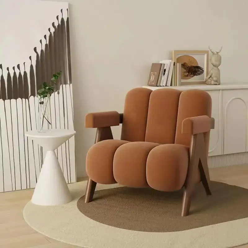 Comfortable Stylish Single Sofa Chair for Lazy Days Modern Designer Chair for Your Living Room and Balcony Lounge Chair