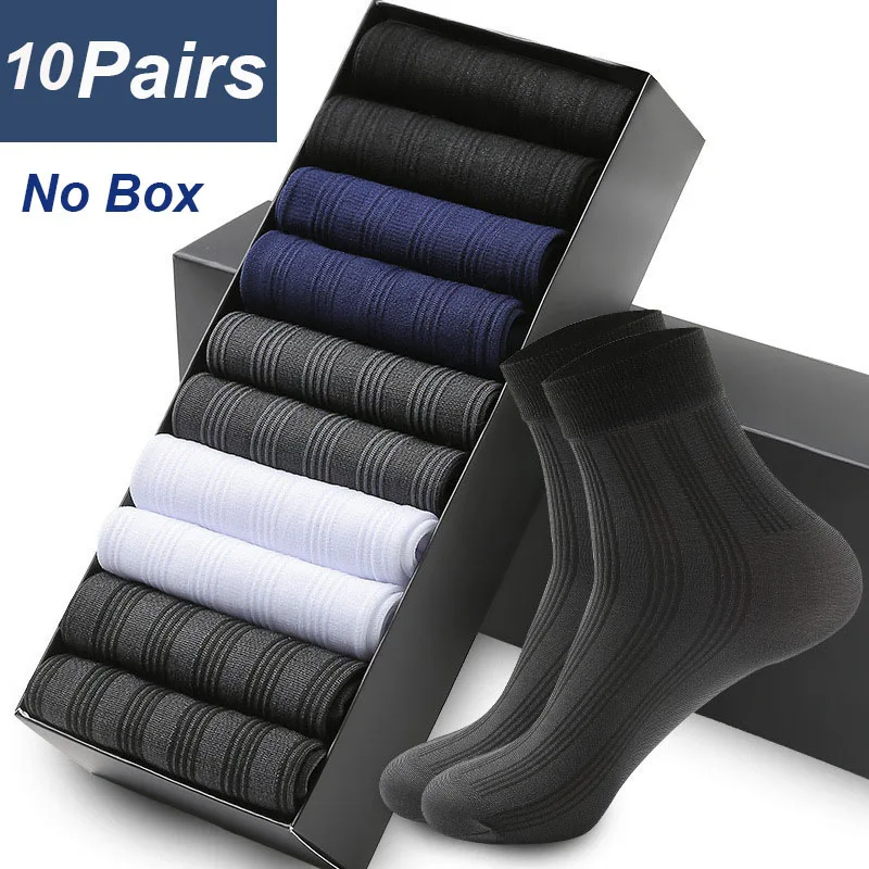 

20 Pcs=10 Pairs High Quality Summer Business Men's sSocks Ultra-Thin Solid Color Invisible Mid Tube Men's Stockings Wholesale