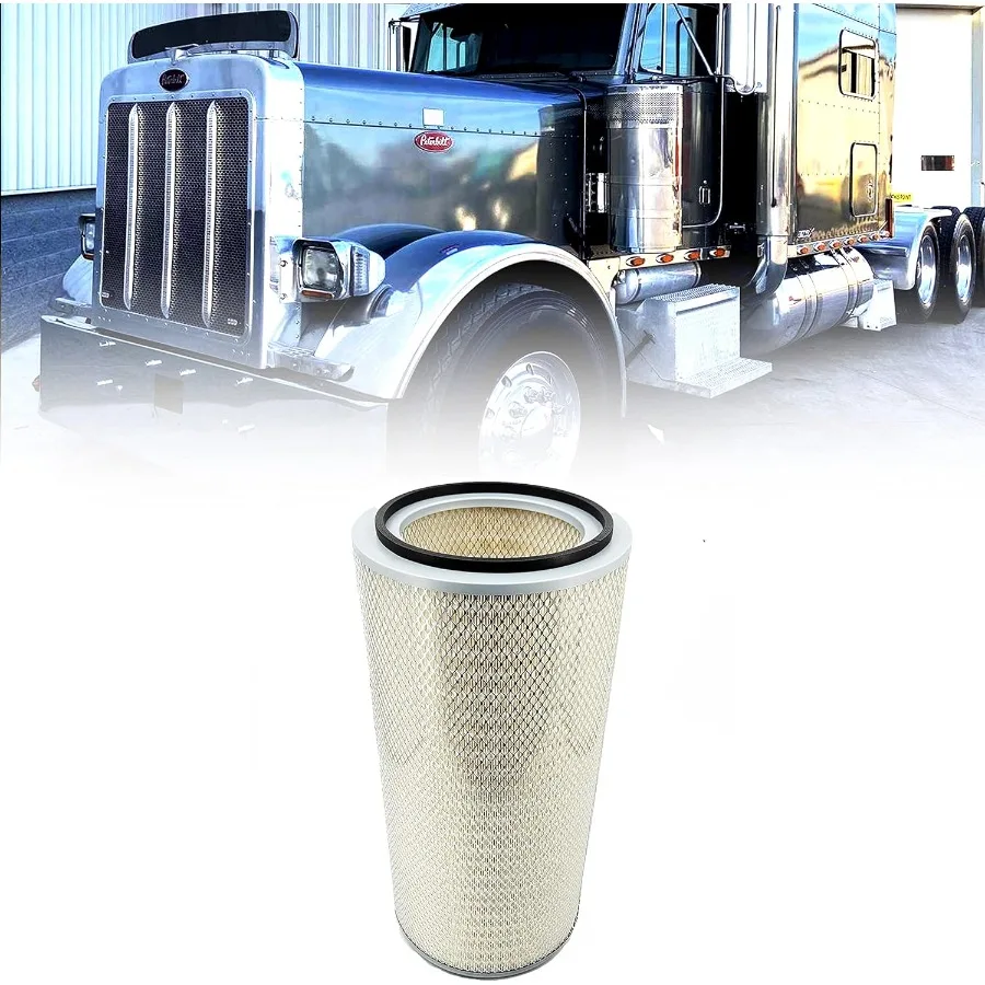 فلتر هواء المحرك PA2608 لـ 20002007 Peterbilt 330 357 362 377 378 379 385 387 الشاحنات مع L6 14.6L 893 CID كاتربيلر توربو #5
