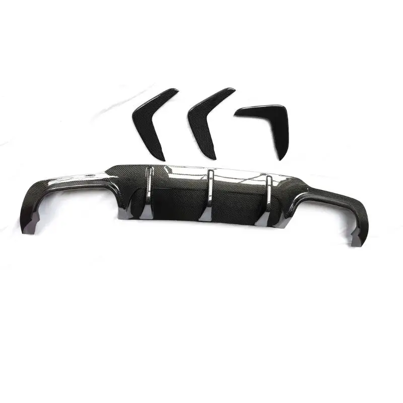 Full Custom Build With Old-to-new Body Kit ConversionC63 W204 Carbon Fiber Rear Bumper Spoiler Diffuser Lip Fit For C-Class C6