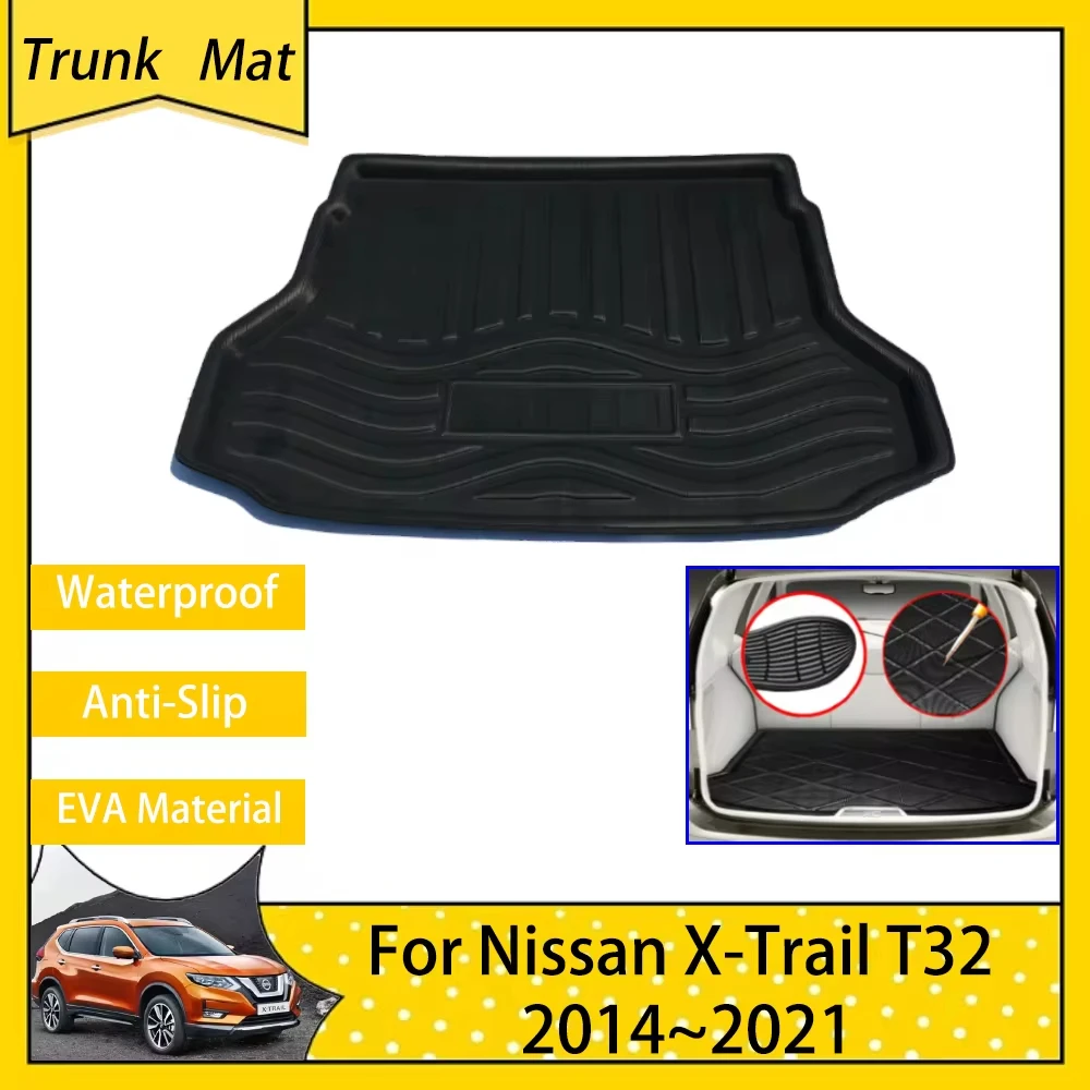 

Car Trunk Mat For Nissan X-Trail T32 Accsesories 2014~2021 Waterproof Anti-slip Rear Boot Liner Storage Pad Carpet Accessories