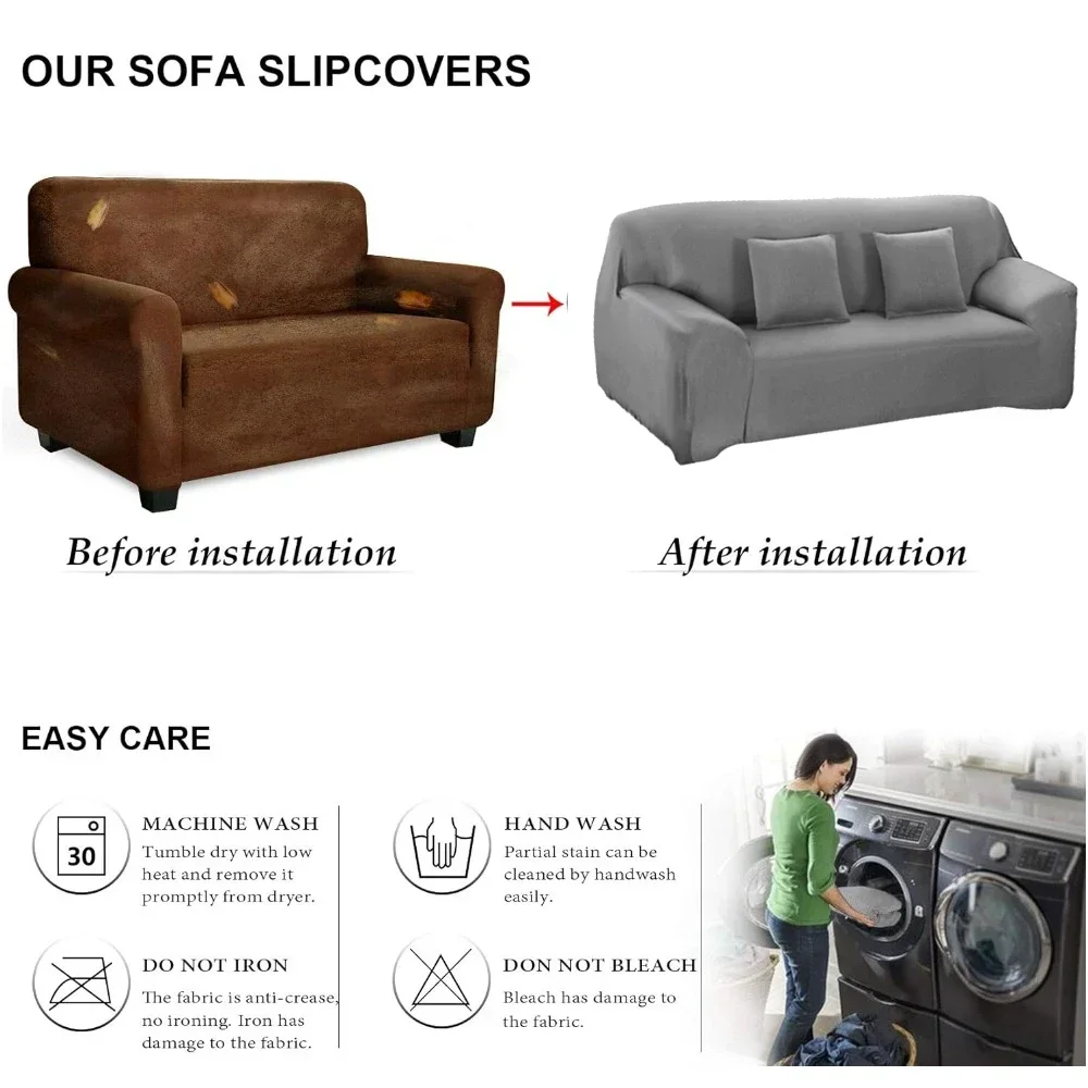 Thumbnail 4 - #80 Top Elastic Sofa Covers Picks for Every Budget