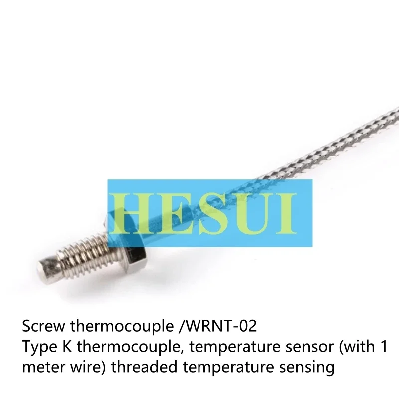 WRNT-02 Screw type thermocouple Type K thermocouple, temperature sensor threaded temperature sensor with 1 meter wire