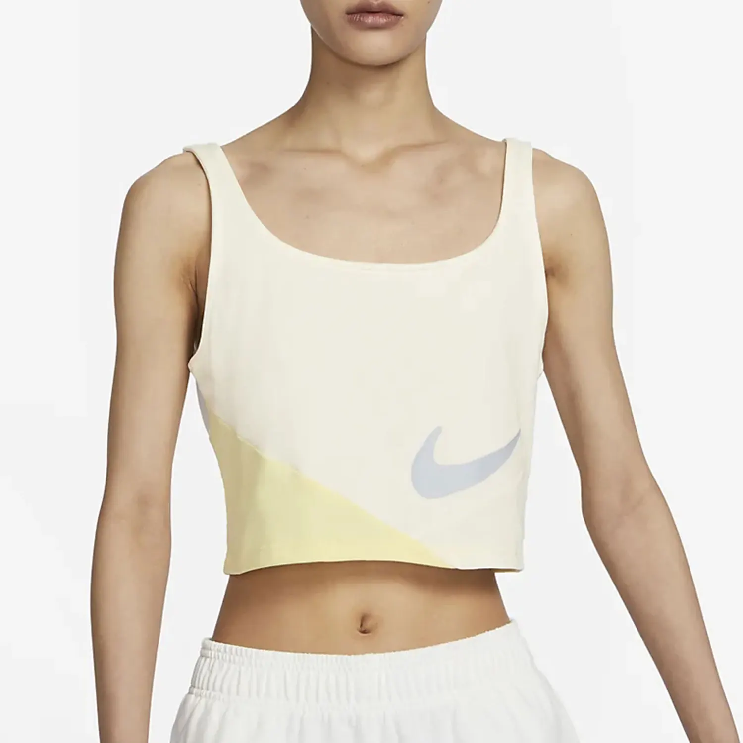 

Официальная оригинальная женская укороченная спортивная майка Nike, лето 2023, FJ7712-133