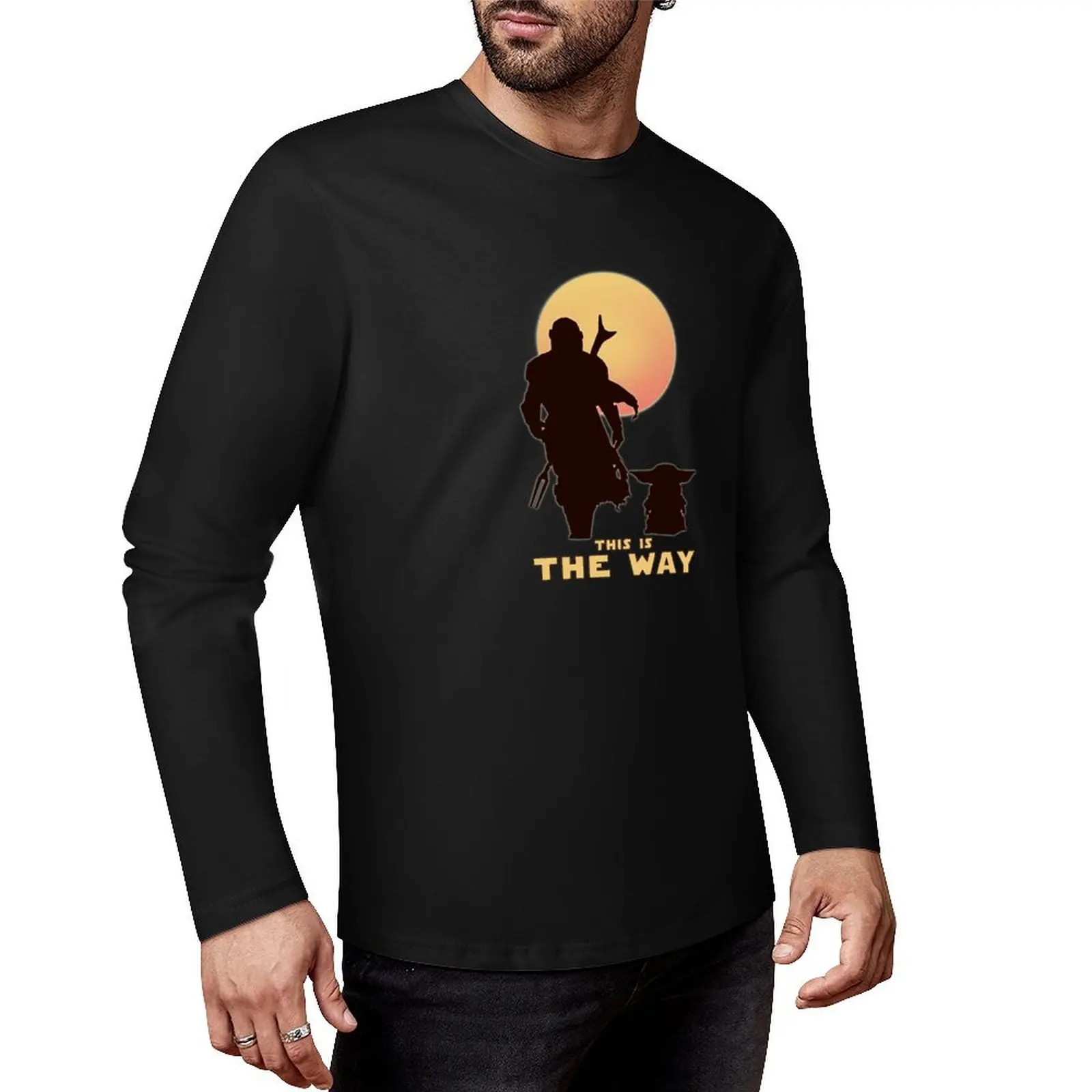 

This is The Way Long T-Shirt, быстросохнущая рубашка, футболка для мальчика, футболки на заказ, создайте свои собственные футболки для мужчин