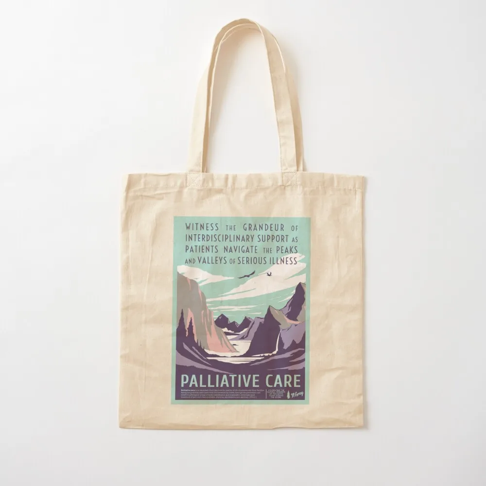 

Palliative Care Nature Poster Tote Bag tote bags aesthetic tote bags men Women's shopper Canvas Bag