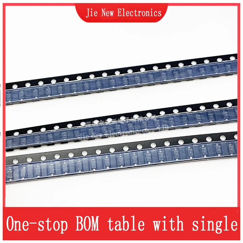 100PCS SMD Zener diode SOD-323 1N4148 T4 1N5819 S4 1N4007 A7 MBR0520 B2 MBR0530 B3 MBR0540 B4 SOD-123