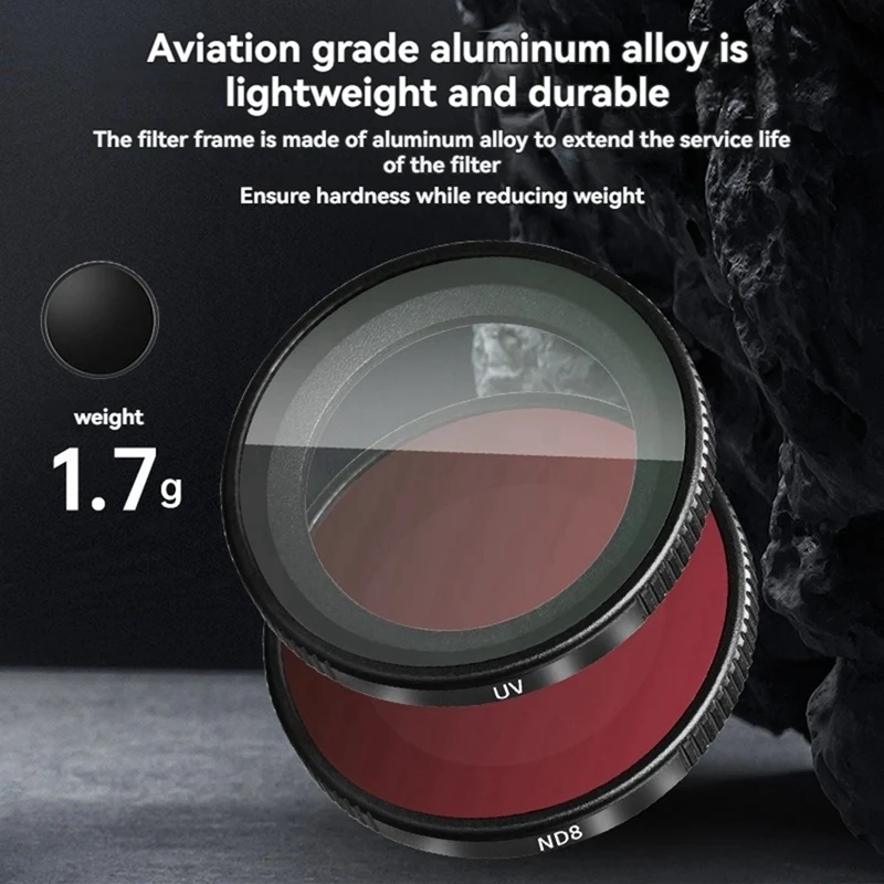 مجموعة فلتر كاميرا حركة لـ Insta360 ، Go 3S ، uf CPL ، ND8 ، ND16 ، ND32 ، ND64 ، مجموعة ملحقات