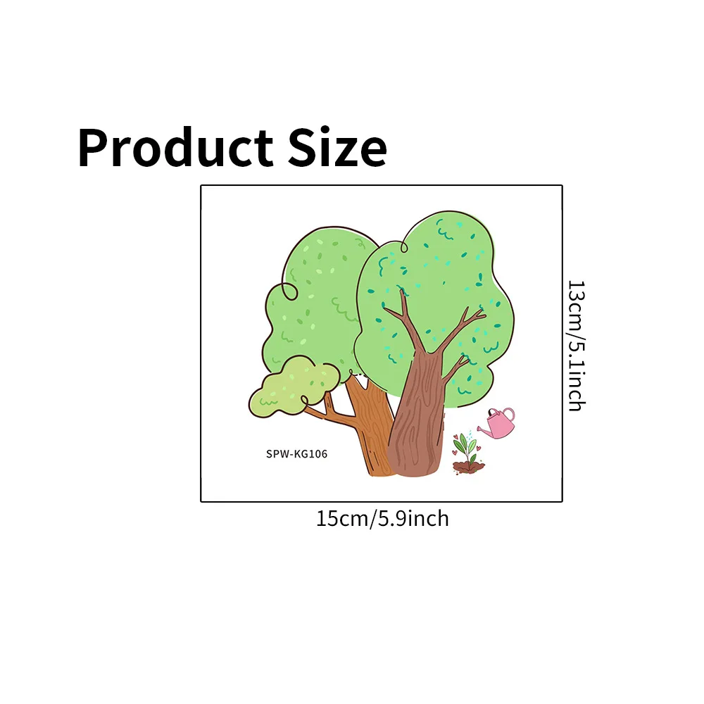Cartoon Tree Wall Stickers - Self-Adhesive Decals for Switch Decor, Wholesale Home Decoration​