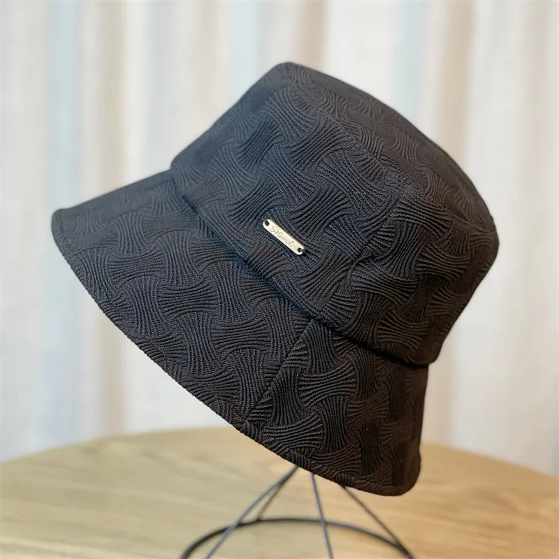 New Niche Designer Summer Fisherman Hat Without Makeup Artifact Face Covering Basin Hat for Women Spring & Fall Elegant Bucket H