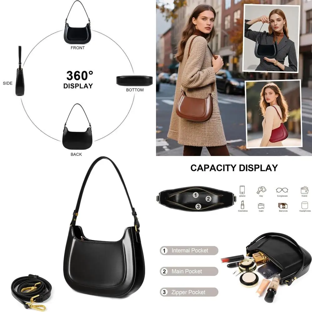 

Women's Crossbody Purse - Lightweight Adjustable Shoulder Bag for Everyday and Travel Use