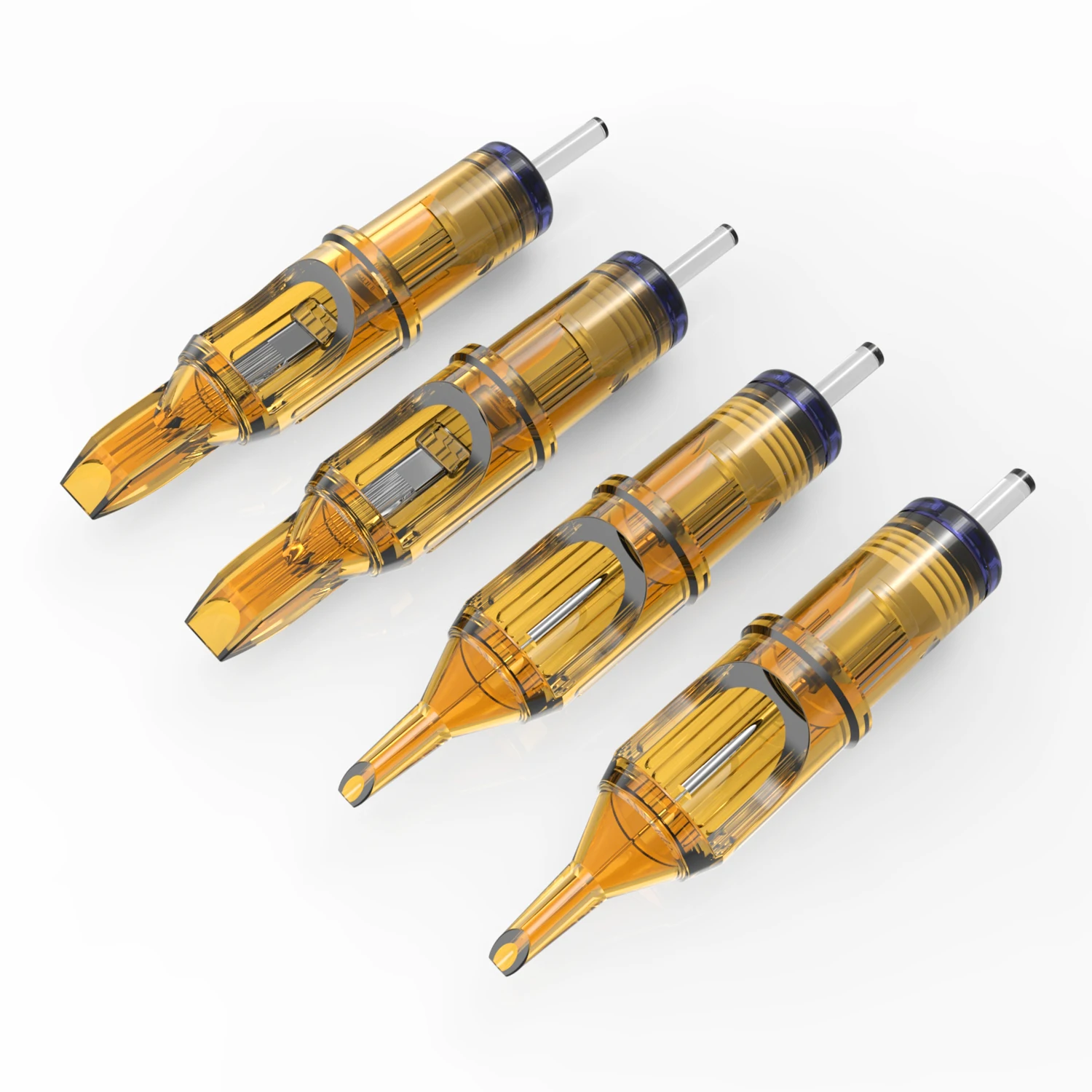 10pcs Yellow Dragonfly Tattoo Cartridge Needle 1 3 5 7 9 11 13 14 15 RL RM RS M1 For Tattoo Machine Pen Needle Accessories