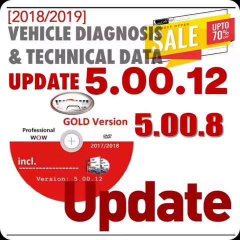 Lo &uacute;ltimo en 2026, W-ur-th W-O-W V5.00.12 W-O-W 5.00.8 R2, Software para coche en varios idiomas con Keygen para herramienta de