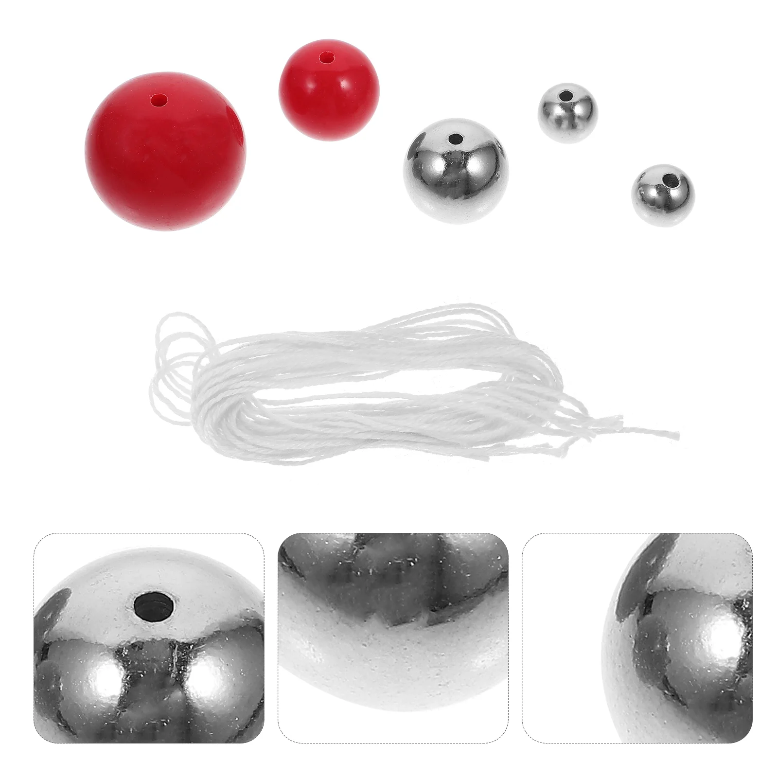 5 Pcs Mechanical Experiment Equipment Newton Balls Mechanics Experimental Plastic Pendulum Kit