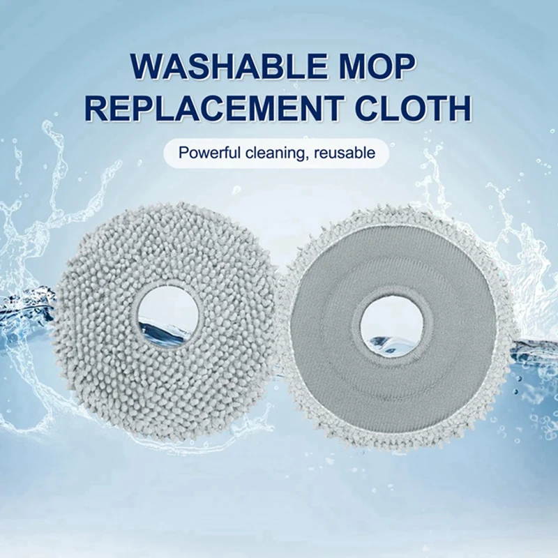 19PCS อุปกรณ์เสริมสําหรับ Roborock Q Revo /Roborock P10 A7400RR เครื่องดูดฝุ่นหุ่นยนต์หลักแปรงด้านข้างฝุ่น Mop Pad