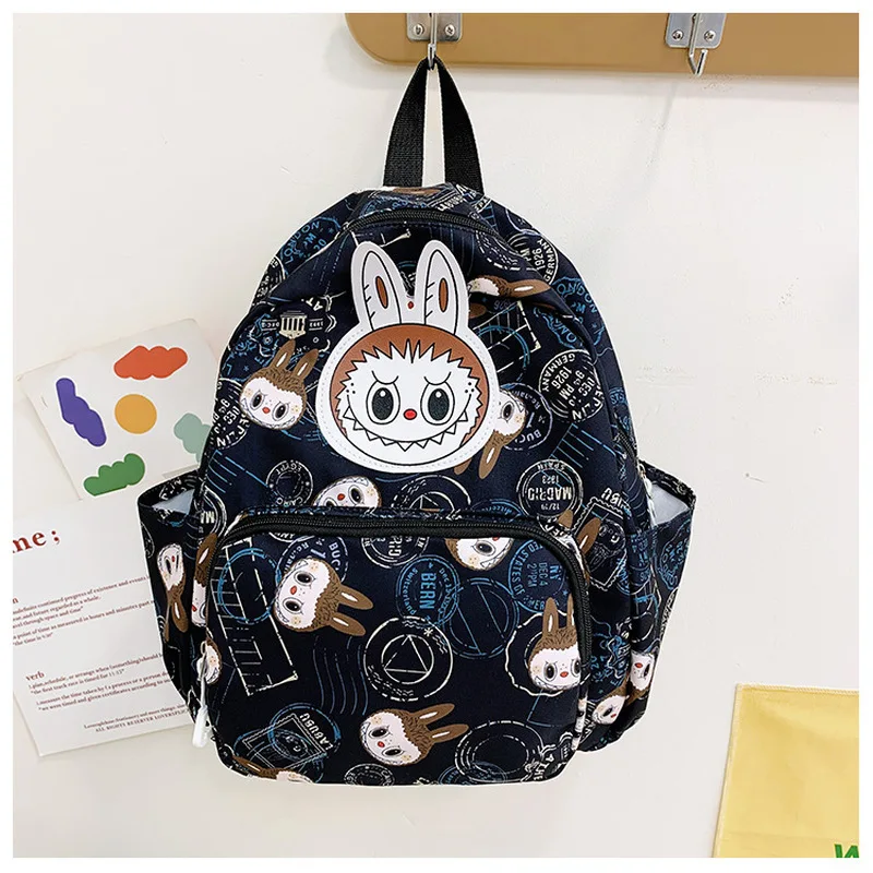 Labubu Backpack Cute Cartoon Anime Peripheral Backpack Children\'S Day Birthday Gift Wholesale Handsome School  Miniso Present