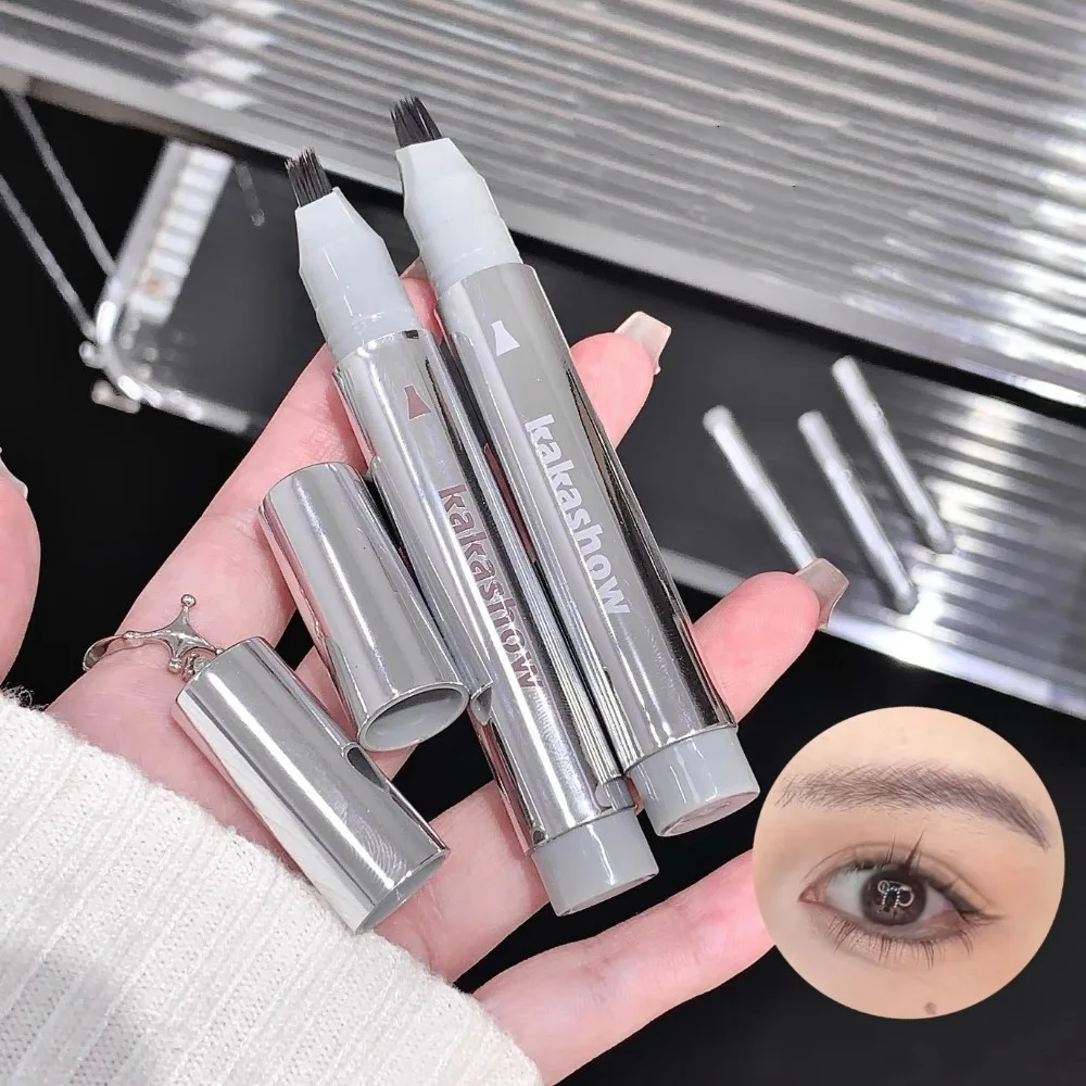 Crayon à sourcils multi-fourchettes, liquide imperméable, longue durée, séchage rapide, bâton de tatouage professionnel pour sourcils sauvages, maquillage