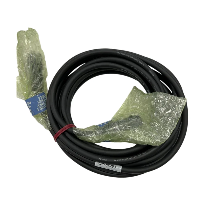 KEYENCE OP-88293 OP-88292 OP-88295 OP-88297 Clamp Type Flow Sensor Extension Cable 5m Used for Remote Installation in Stock