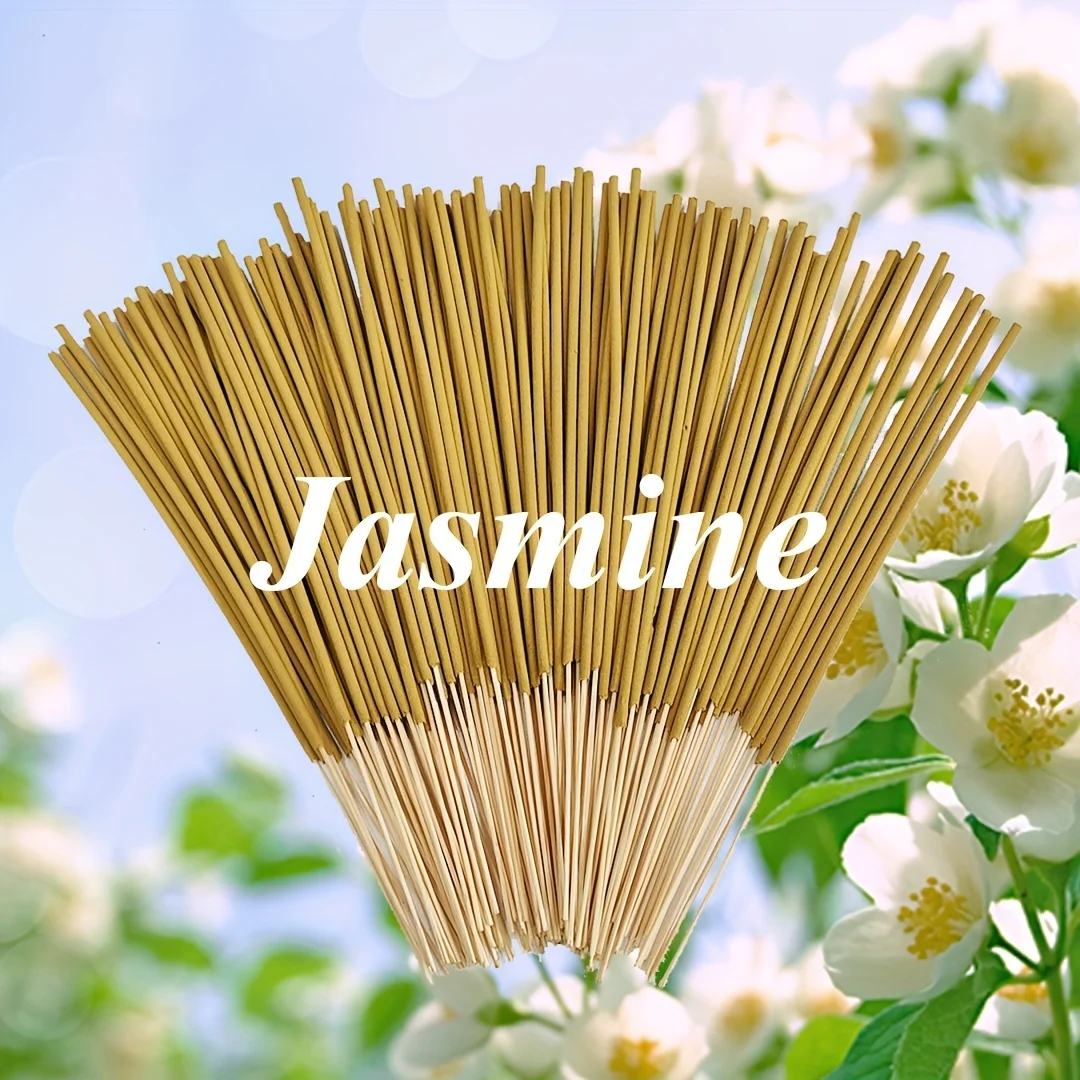 20/50/100 Pieces, Yellow Jasmine Incense Sticks, Length 8.66inch , Suitable for Yoga, Meditation, Home, Living Room, Study, Popular Portable Incense.