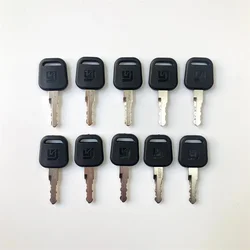 10PCS for LIUGONG KEYS Heavy Equipment Ignition Excavator Keys 34B0557