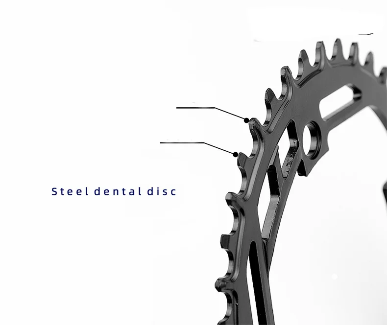 BAFANG-Steel Material Prowheel for M500 M600, Positive and Negative Teeth, 32T34T36T38T40T, 104BCD