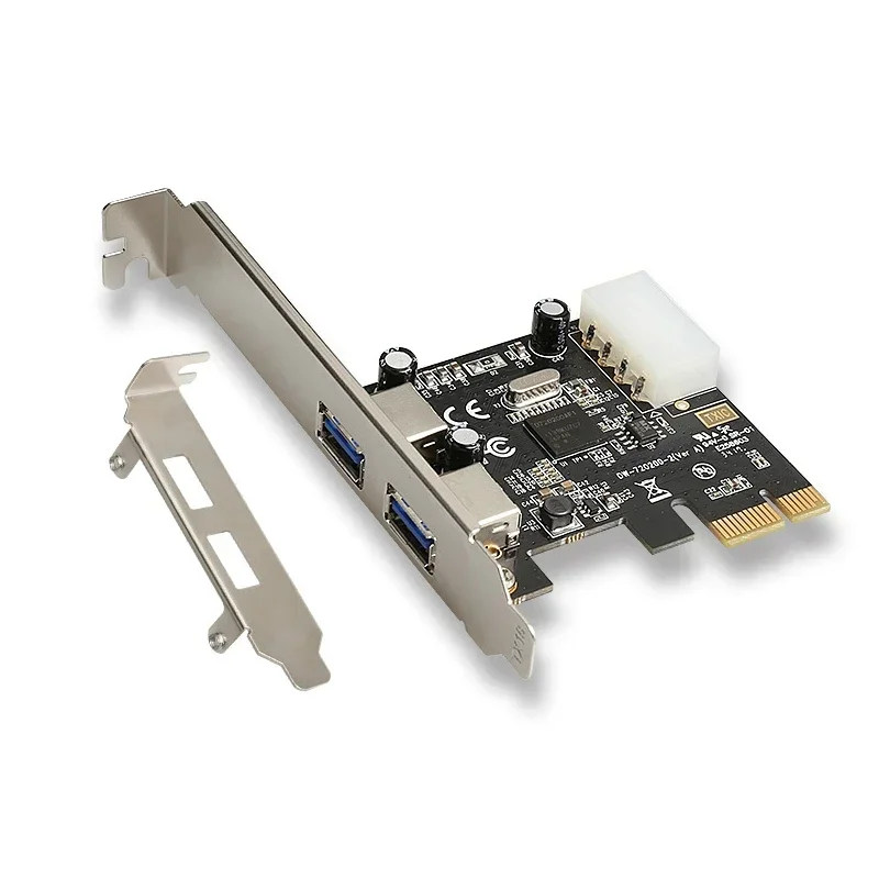 PCI Express to 2 USB3.0 expansion card computer accessories USB riser card Adapter for NEC for Windows XP 7 8 10 Vista