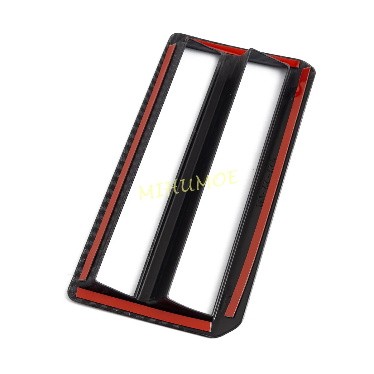 لتويوتا تندرا سيكويا 2023 2024 2025 LHD سيارة مركز وحدة التحكم العلوي مفتاح لمبة غطاء ملصق الديكور ألياف الكربون #6