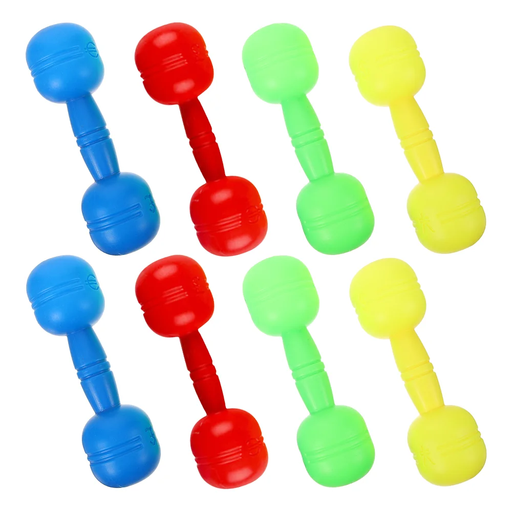 

4 Pairs Children's Dumbbell Toys Kids Dumbbells Set Gym Equipment Baby Pvc Gymnastics for Toddler