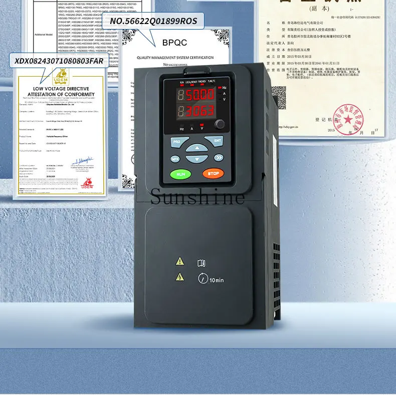 عاكس للخدمة الشاقة ثلاث مراحل 380v1.5/2.2/4/11/15/22/45kw محافظ مروحة مضخة المياه
