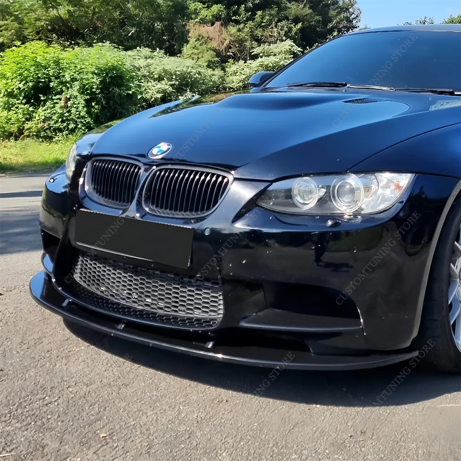 For Bmw E92 E93 M3 Front Bumper Lip Spoiler Splitter Blade Diffuser M3 M3GTS E9X M3 Bumper 2005-2013 Styling Bodykits Tuning