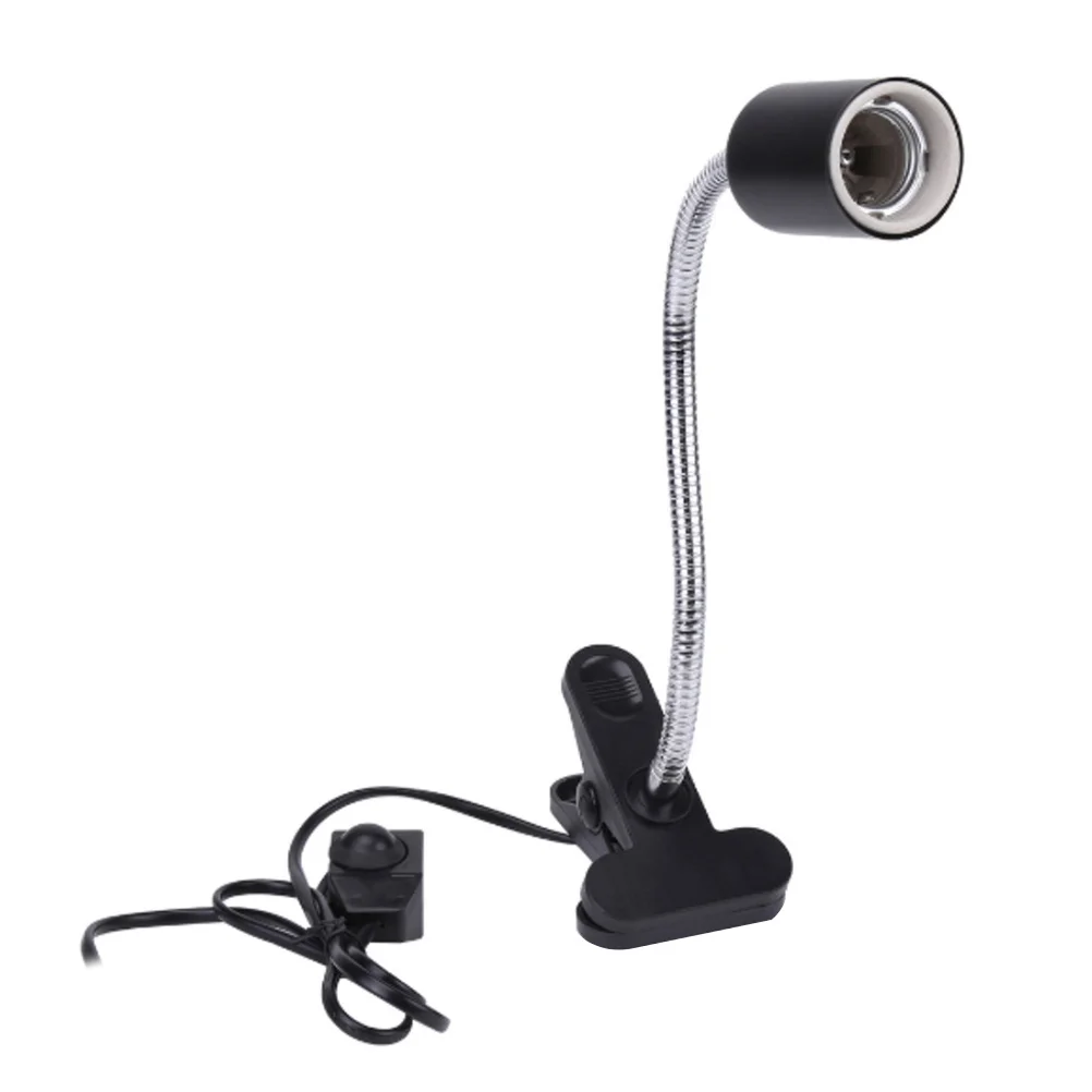 الحيوانات الأليفة ضوء الشمس الوقوف 110 فولت الأسود الثقيلة الزواحف تركيب المصابيح للسلاحف أبو بريص الثعابين خزان الأسماك حل الدفء