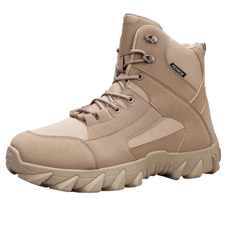 

Autumn and winter new men's safety shoes, tactical desert boots, men's boots, outdoor hunting shoes, ankle boots