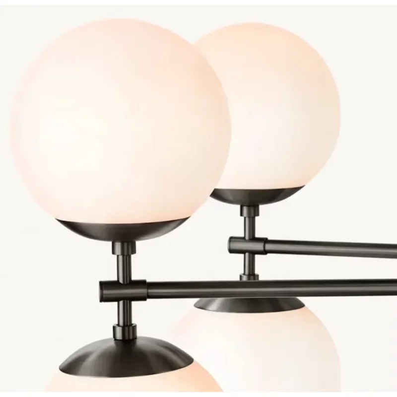 European Luxury Glass Ceiling Chandelier Modern Home Interior Lighting Fixture Fashionable Pendant Lamp for Living Room