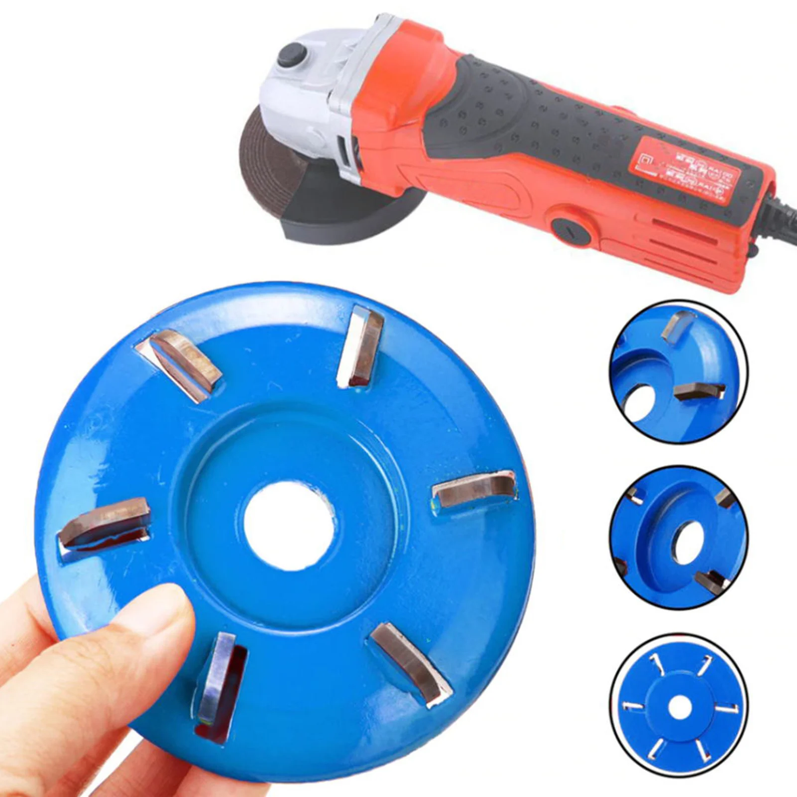 

Wood Carving Disc Grinding Wheel Angle Grinder Attachments 6 Teeth Wood Cutting Wheel Shaping Disc High Quanlity Accessories