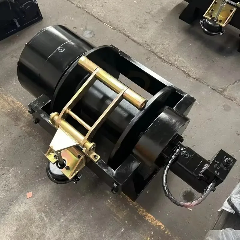 Road Maintenance Hydraulic Capstan Recovery Winch 10–50 Ton / 11000–44000Lbs, Stable Cable Pulling Gear for Flatbed Towing & Wre