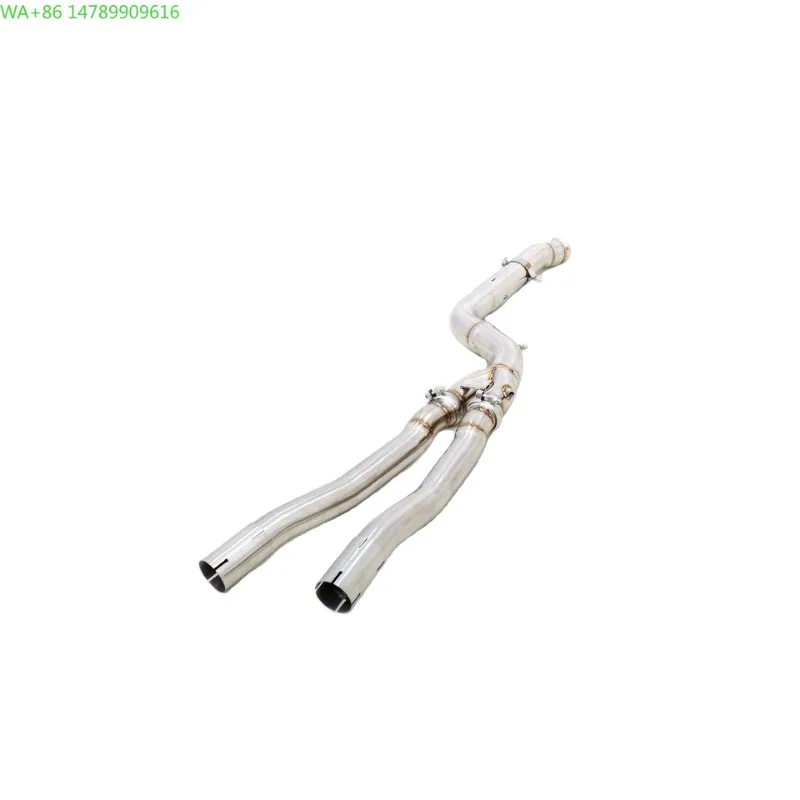 Forged Exhaust System For MotorcycleTitanium/SS304 Stainless Steel Valvetroni Catback Exhaust System 1.5mm Thickness ForX3/