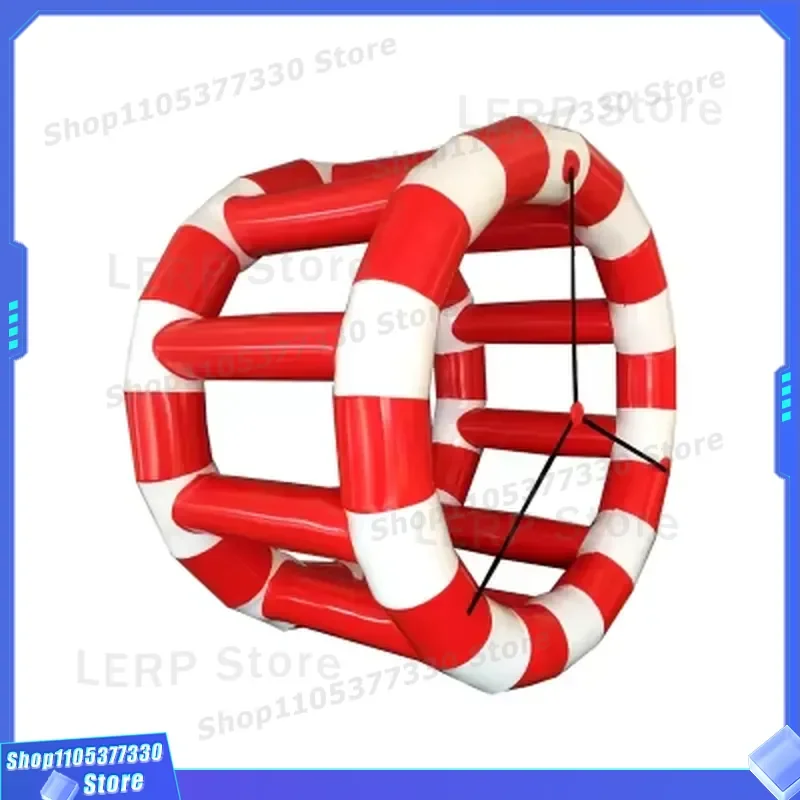Custom Water Sports Game Inflatable Water Wheel Summer Pool Floating Water Walking Roller Toy