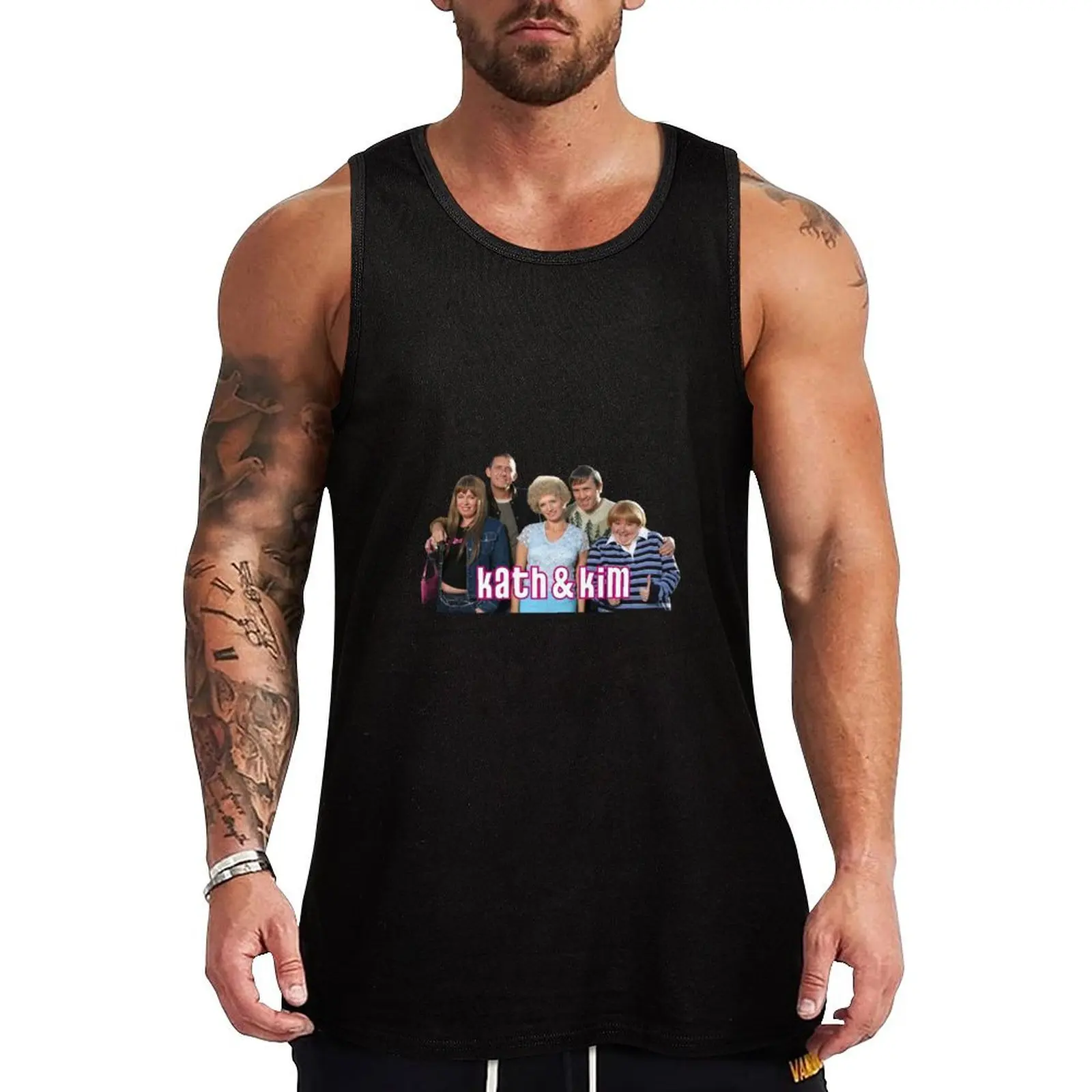 

Kath and Kim: Group Photo (Kath, Kim, Sharon, Kel & Brett) Tank Top Vest for boy man vest vest men