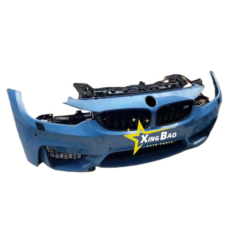 Original High Quality Car Bumpers  Front Bumper for 3 Series 4 Series M3 M4 F80 F82  Front End With Grill With Radiator