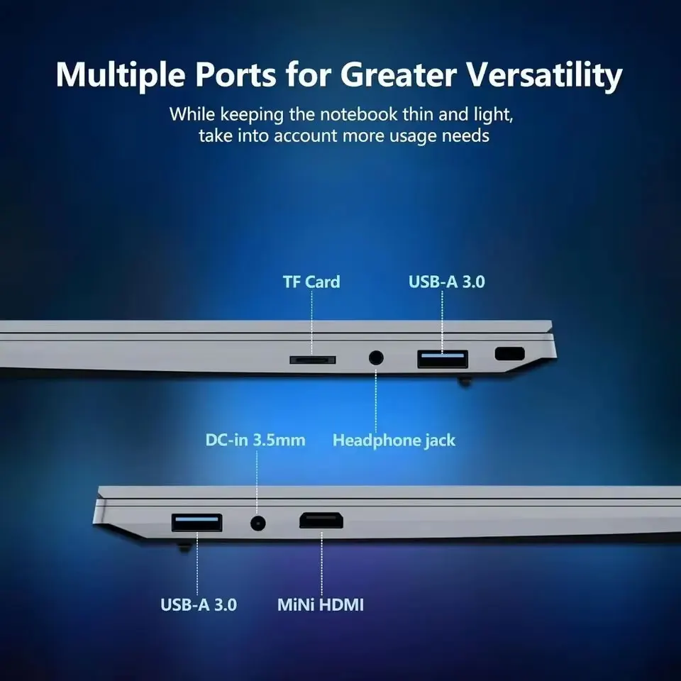 15.6' Intel Core i9-9900 Windows 11 Pro Laptop Computer 32GB RAM 512GB 1TB 2TB SSD Portable Notebook PC Office Study Laptops