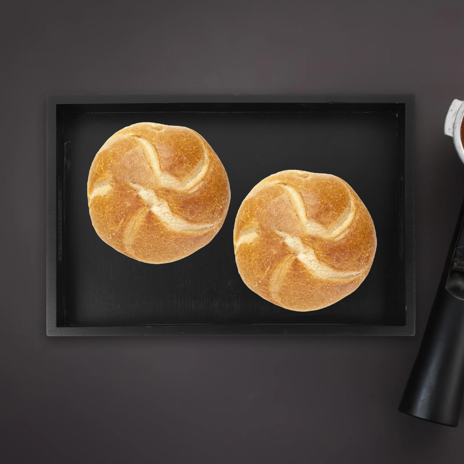 

Wood Tea Coffee Serving Tray Rectangular Table Top Storage for Cups Bowls Chopsticks Forks Multi Purpose Home Kitchen Tool