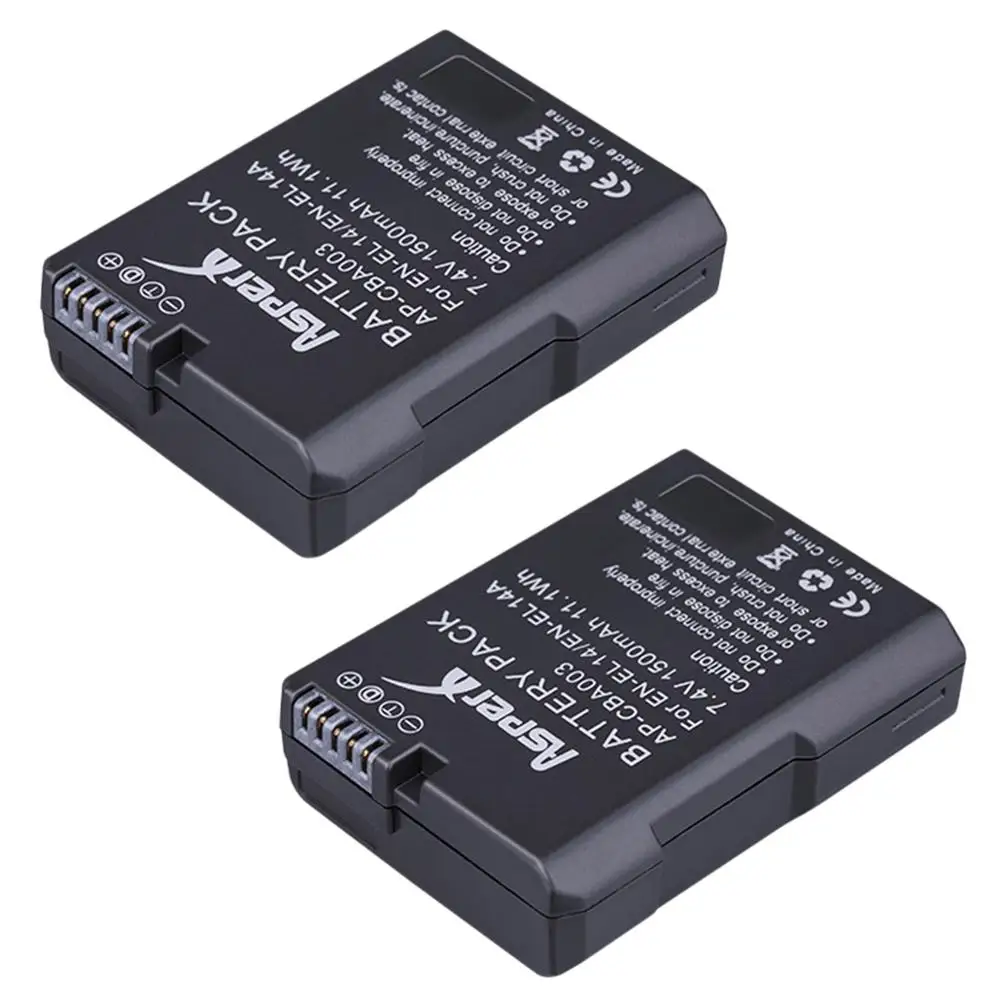 EN-EL14 EN-EL14a Bateria Battery For Nikon D3100 D3200 D3300 D3400 D3500 D5100 D5300 D5600