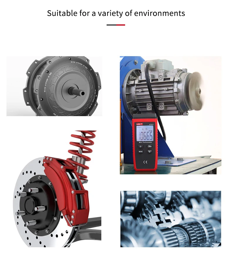 UNI-T UT373 Mini Digital Laser Tachometer Non-Contact Tachometer RPM Range 10-99999RPM Tachometer Odometer Backlight