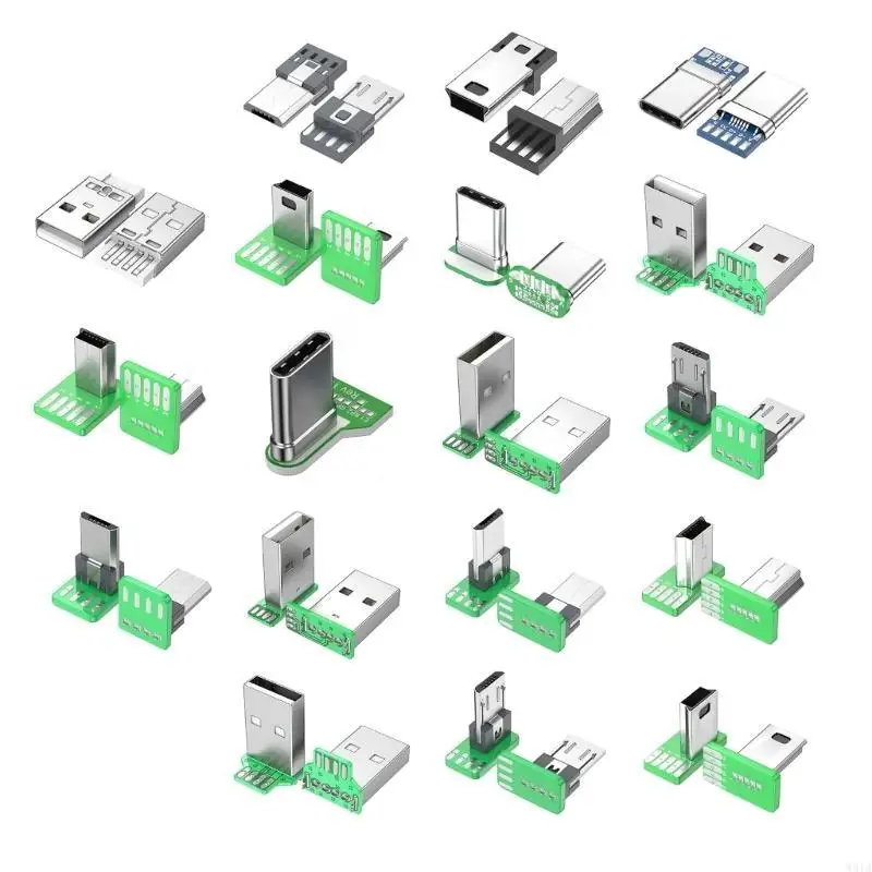 W91a USB Port 2.0 استبدال موصل محول لحام USB 4PIN/TYPE