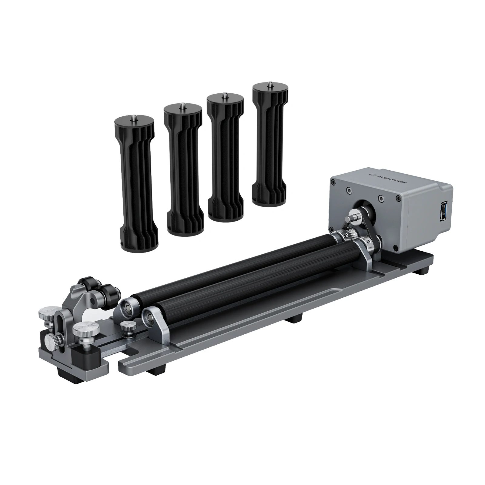 For R6 Rotary Roller Engraver Y-axis Engraving Module Marking Machine Parts Aluminum Alloy New Cylindrical Ring Cup