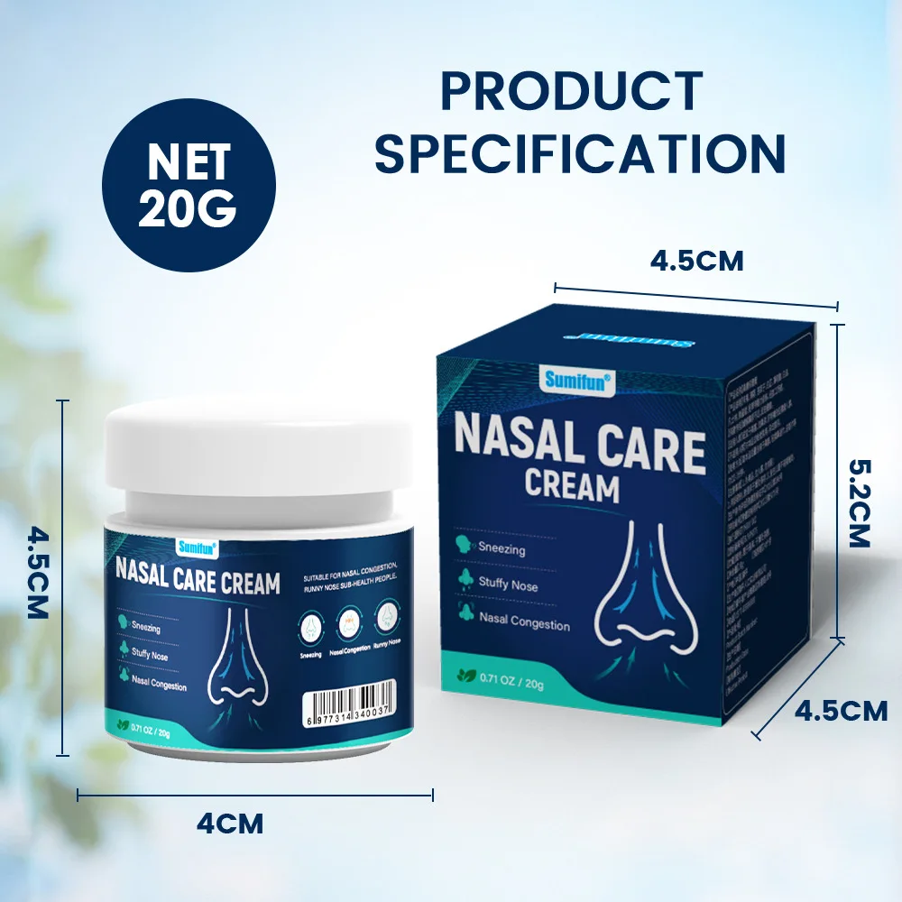 Rinite Pomada Tratamento, Rinite, Rinite, Nariz Cuidados de Saúde, alergia Tratamento, 2pcs