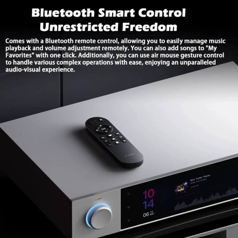 S15 Desktop Hi-Res Audio Streamer DAC AMP All-in-one HIFI Solution AK4191 AK4499EX DAC Chips Android 12 Snapdragon 660