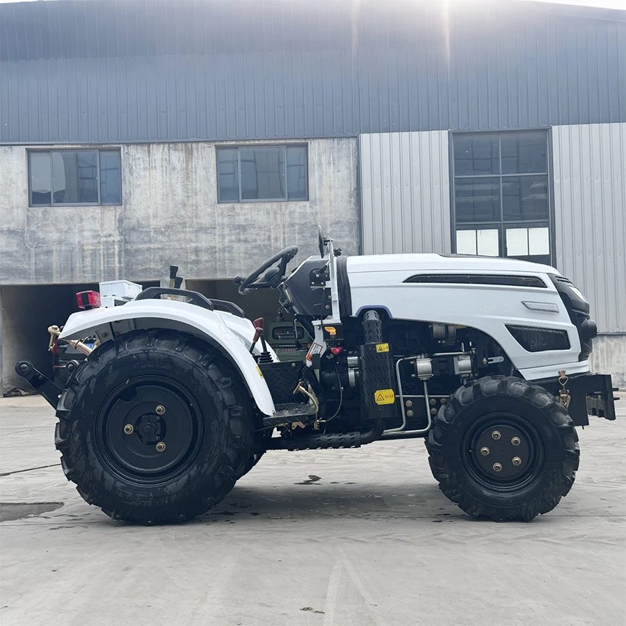 Free Shipping Wheel Tractor Euro 5 CE EPA Multifunctional 4 Wheels Drive 50 HP Farm Tractor Agriculture 4x4 Diesel Tractor